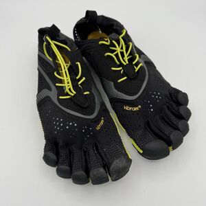 Vibram FiveFingers V-RUN Barefoot Shoes Men’s 10.5-11 Black EUC 16M3101